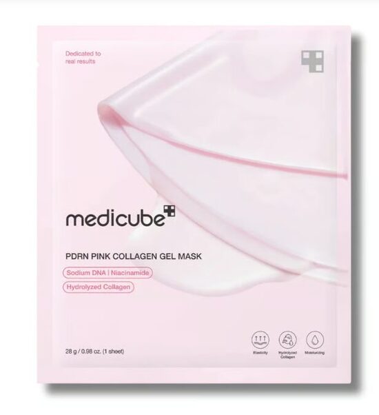 Medicube PDRN Pink Collagen Gel Mask - hidrogelinė veido kaukė